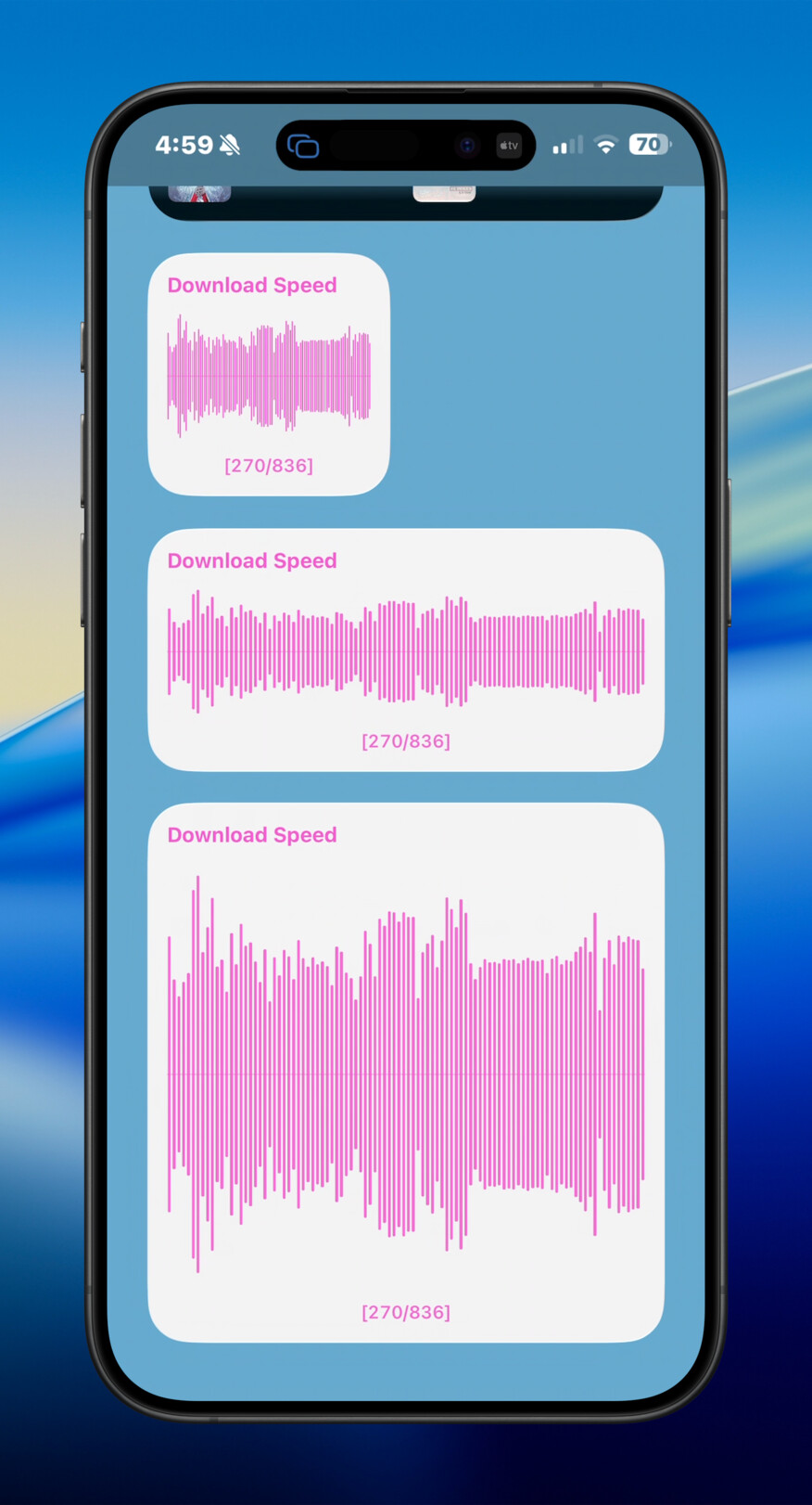 iPhone base-zero widget screenshot