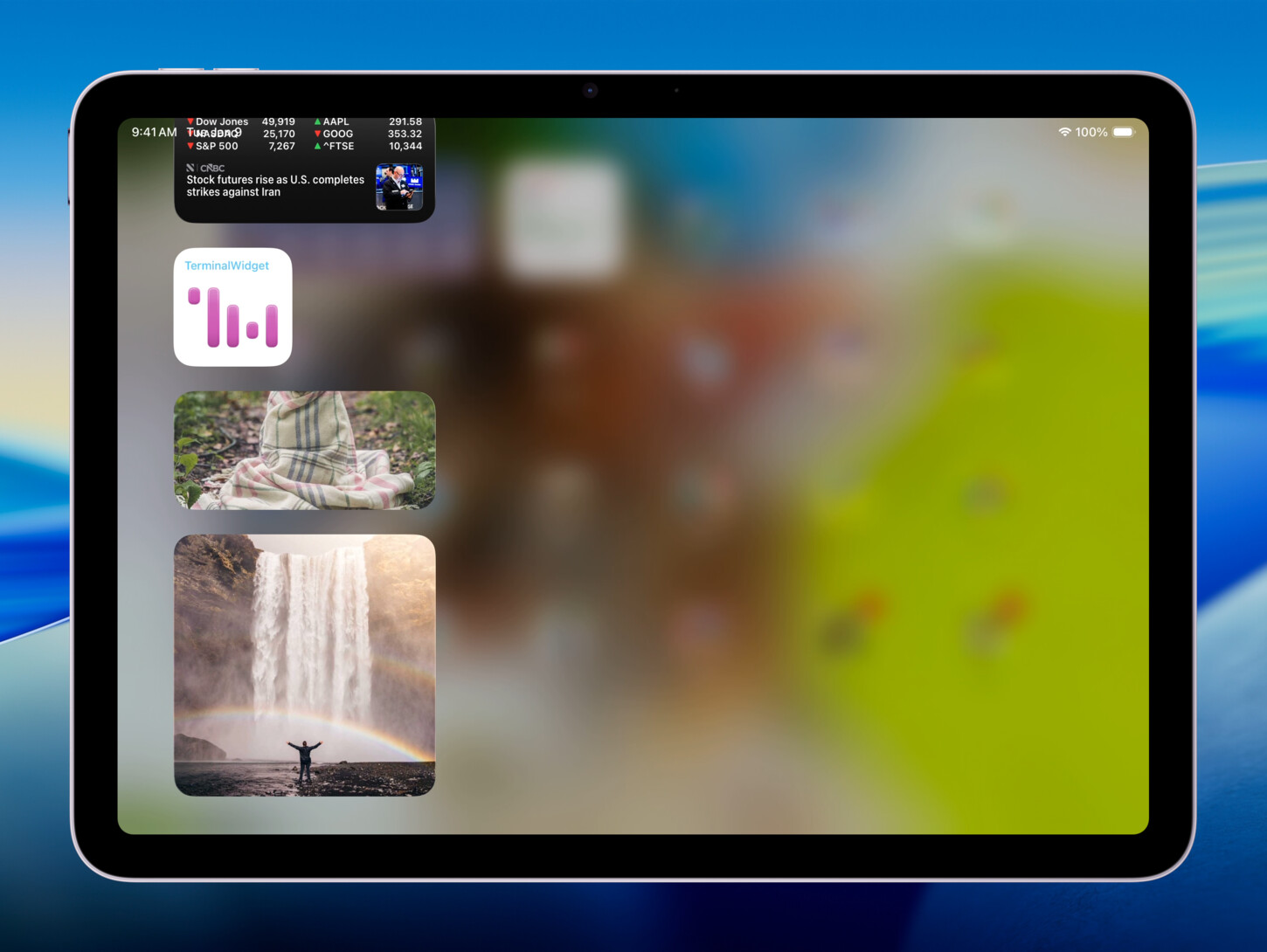 iPhone image widget styles