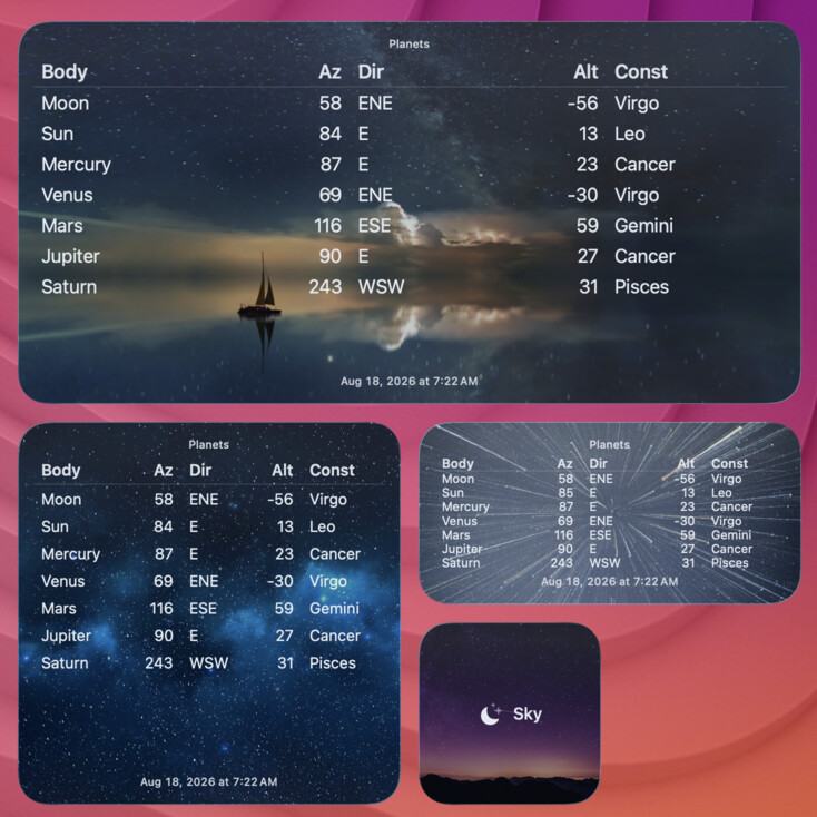 background-image-table widget screenshot