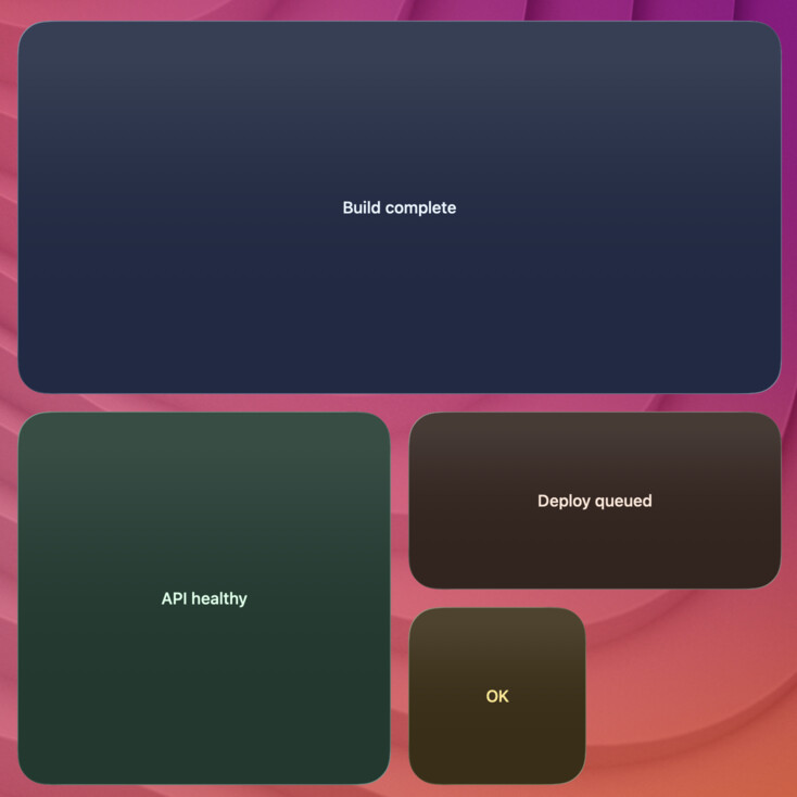 text-basic widget screenshot