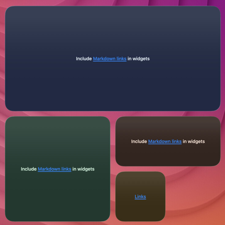 text-markdown-include widget screenshot