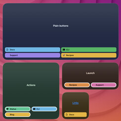 buttons-launcher widget screenshot