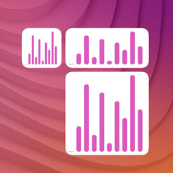 chart-sparkline-radius widget screenshot