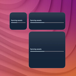 progress-bar widget screenshot