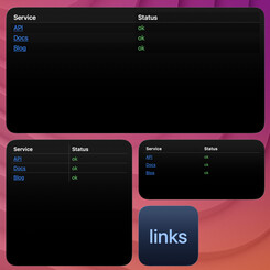 table-cell-links widget screenshot