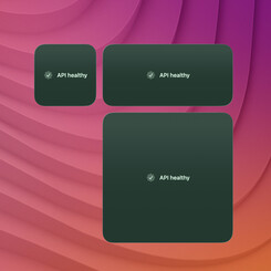 text-icon widget screenshot