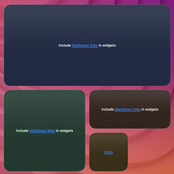 text-markdown-include widget screenshot